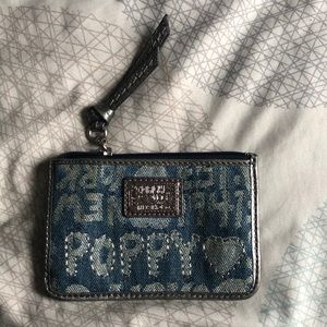Denim Coach Wallet